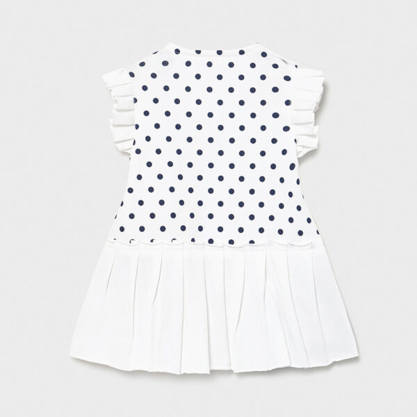 Rochie flori si pliuri new born fata - imagine 2