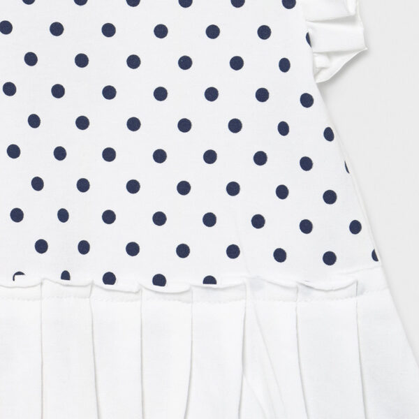 Rochie flori si pliuri new born fata - imagine 3