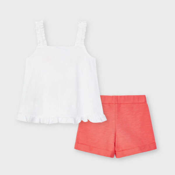 Set maieu si pantalon scurt fetita - imagine 2