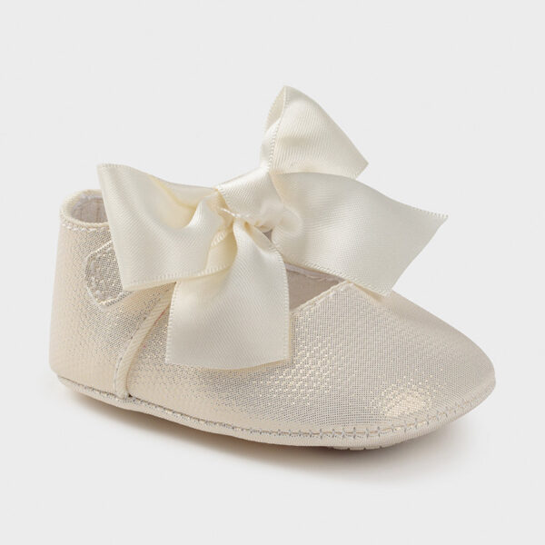 Pantofi ceremonie funda new born fata - imagine 4