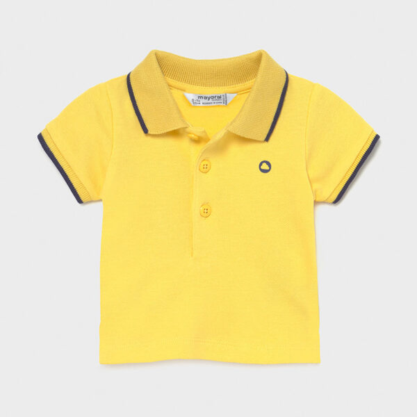 Tricou polo maneca scurta nou-nascut baiat