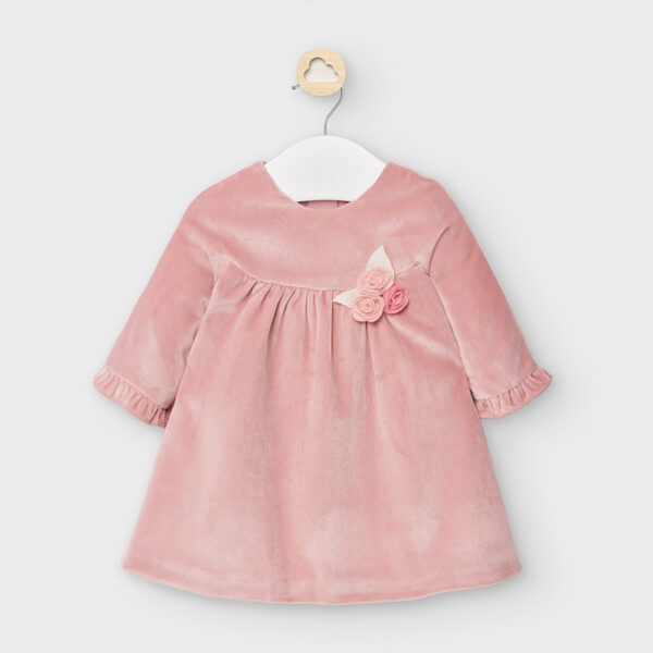 Rochie catifea new born fata