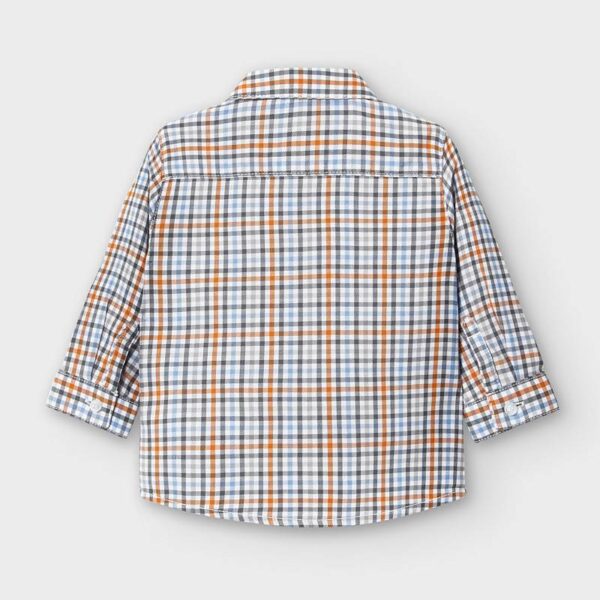 Camasa maneca lunga carouri bebe baiat - imagine 2