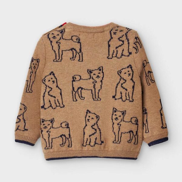 Pulover catelusi bebe baiat - imagine 2
