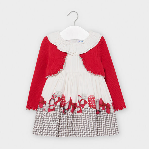 Rochie bolero simulat bebe fetita - imagine 4