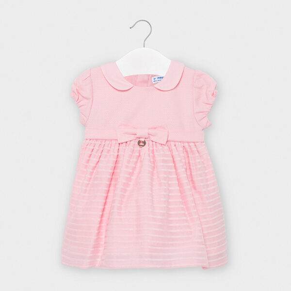 Rochie combinata funda bebe fetita