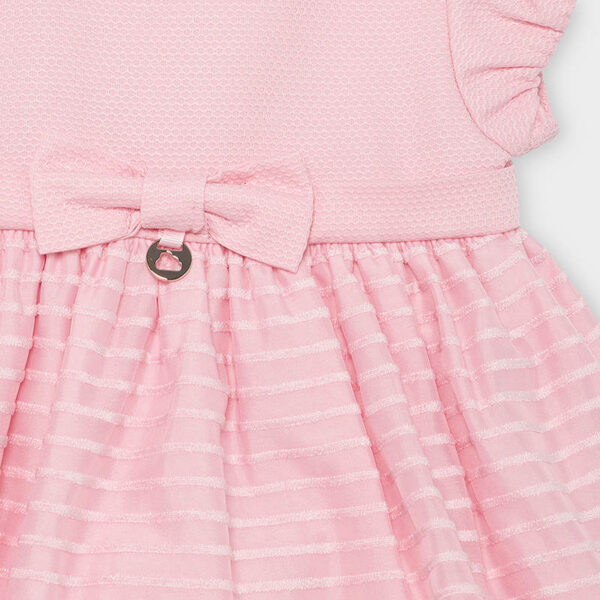 Rochie combinata funda bebe fetita - imagine 2