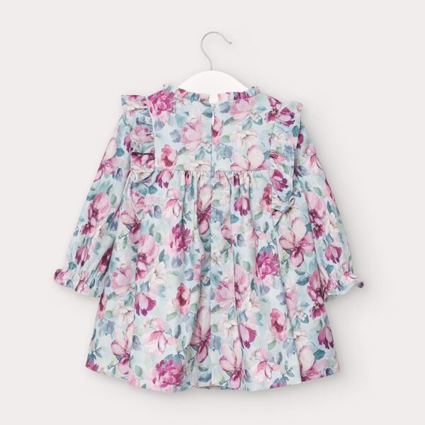 Rochie raiat imprimeu bebe fetita - imagine 3
