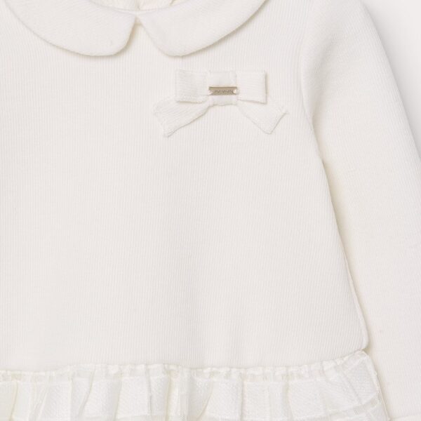 Rochie tricot tul bebe fetita - imagine 2