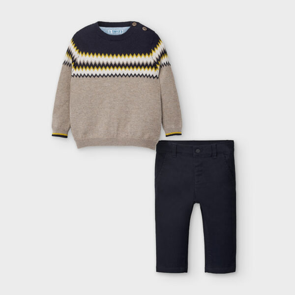 Set pantaloni lungi bebe baiat