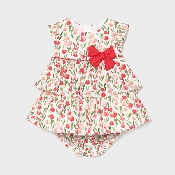 Rochie imprimeu new born fata - imagine 2