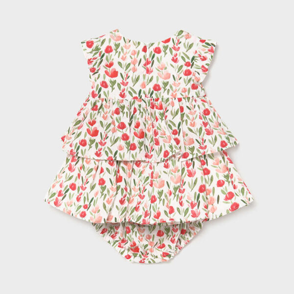Rochie imprimeu new born fata - imagine 3