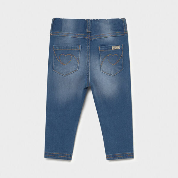 Blugi denim Ecofriends basic bebe fetita - imagine 2