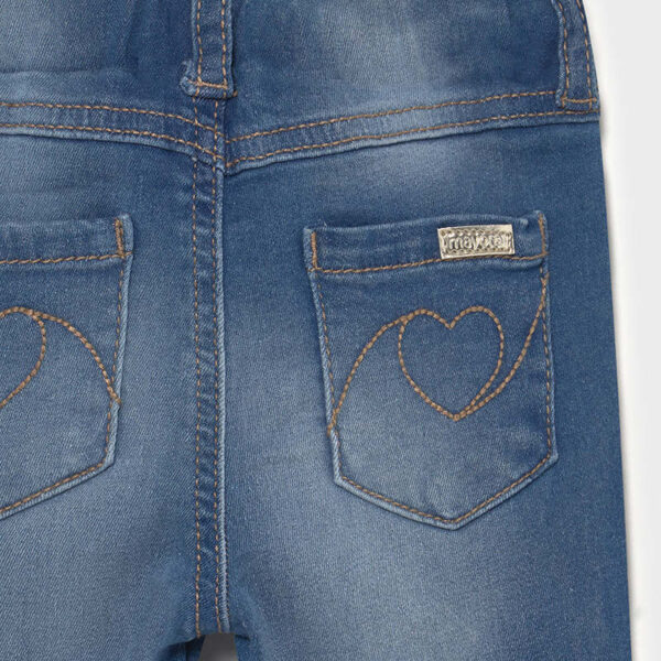 Blugi denim Ecofriends basic bebe fetita - imagine 3