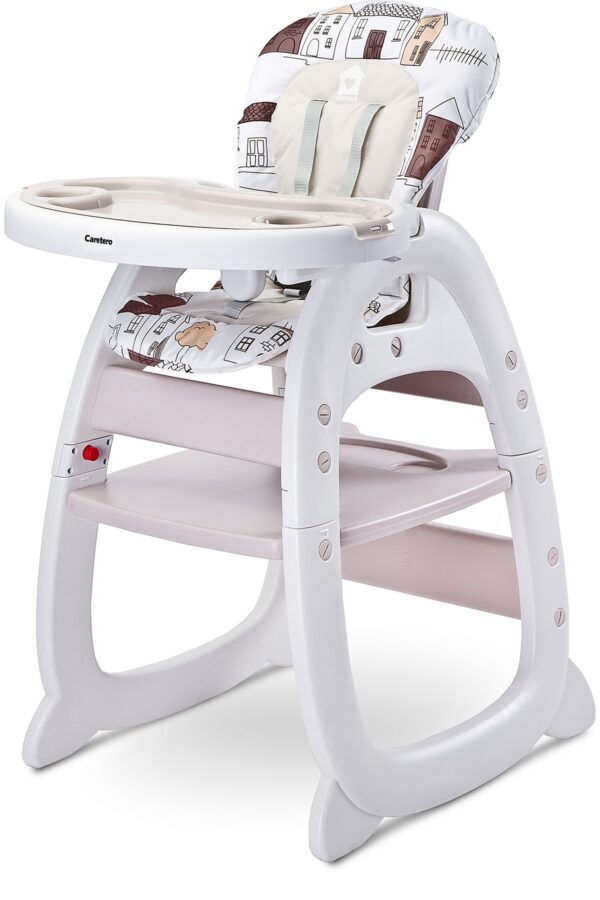 Scaun de masa transformabil HOMEE 2 in 1 Beige