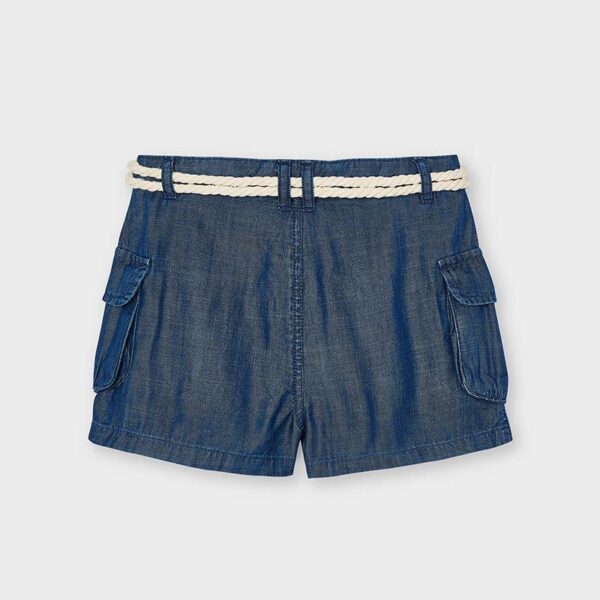 Pantaloni scurti fluizi Ecofriends fetita - imagine 2