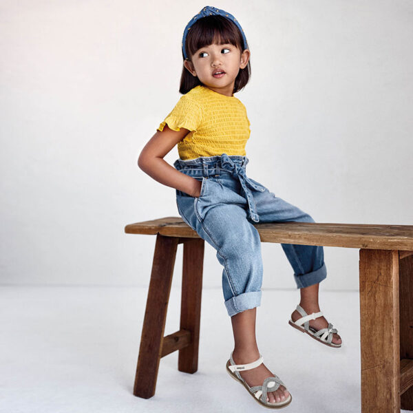 Pantaloni slouchy fetita