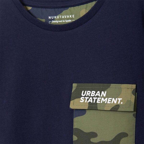 Tricou maneca scurta buzunar combinat baiat - imagine 4