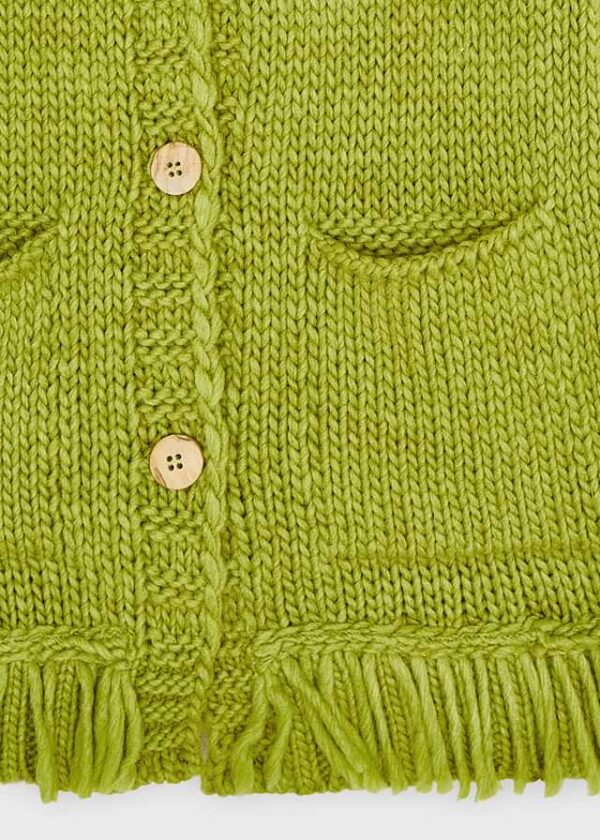 Jacheta tricot franjuri fata - imagine 4