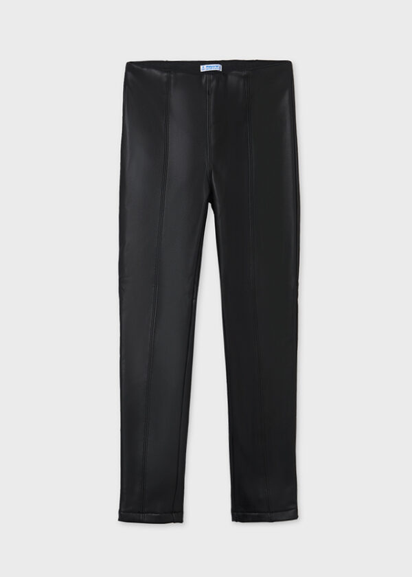 Leggings piele ecologica fata