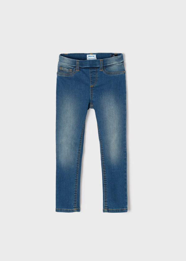 Pantaloni denim fetita - imagine 2