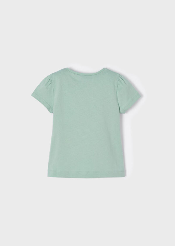 Tricou maneca scurta brodat fetita - imagine 3