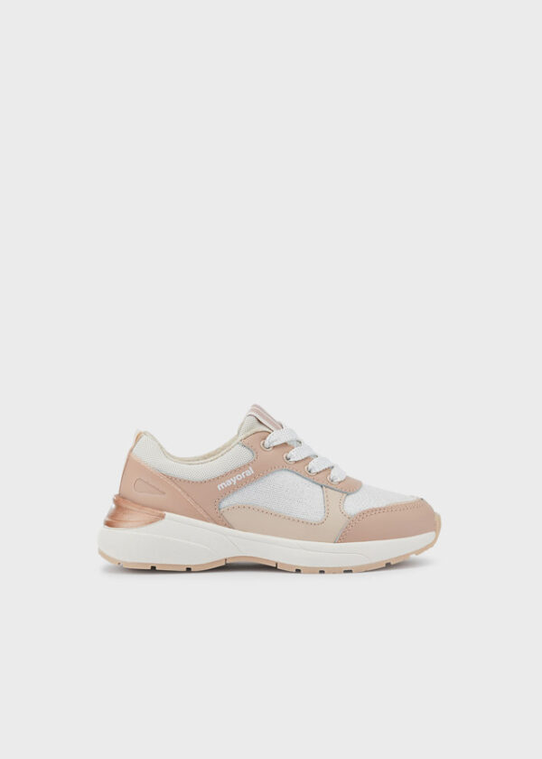Pantofi sport talpa colorata fetita