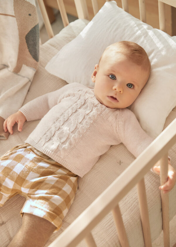 Set pantaloni scurti si dresuri pentru nou-nascut