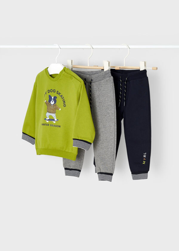 Trening imprimeu cu 2 perechi de pantaloni