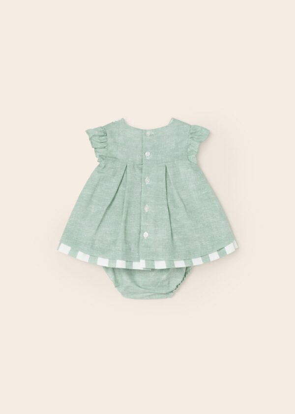 Rochie din in si chilotei asortati - imagine 3