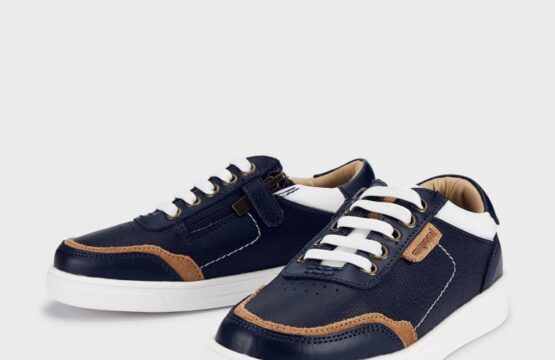 Pantofi sport cu fermoar lateral pentru baiat