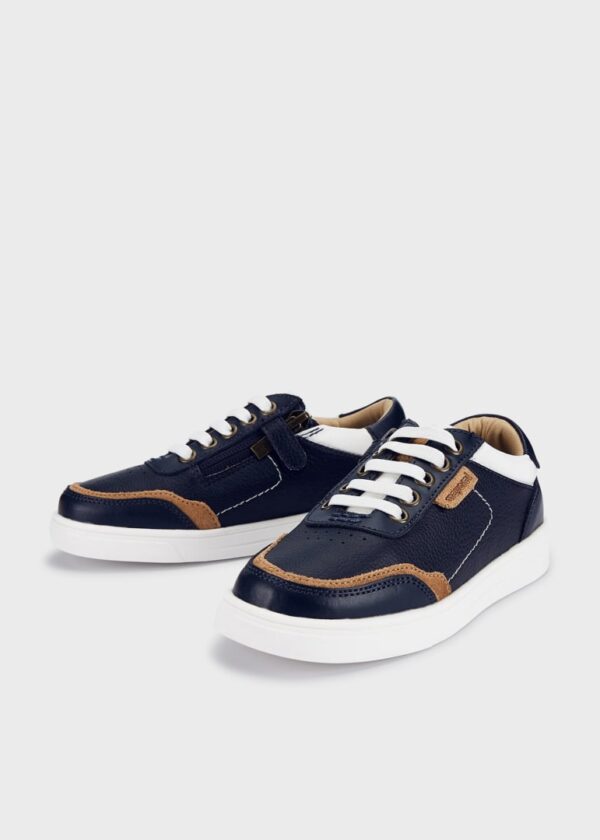 Pantofi sport cu fermoar lateral pentru baiat