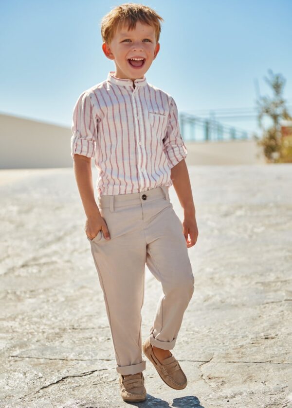 Pantaloni lungi chino tailoring cu bumbac