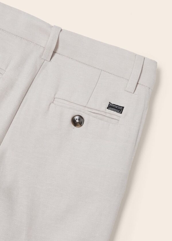 Pantaloni lungi chino tailoring cu bumbac - imagine 5