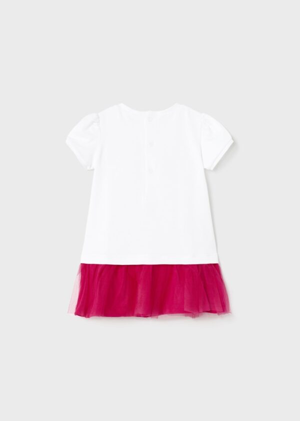 Rochie cu volanas din tul - imagine 2