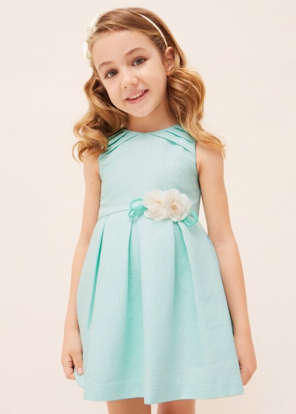 Rochie cu aplicatie florala