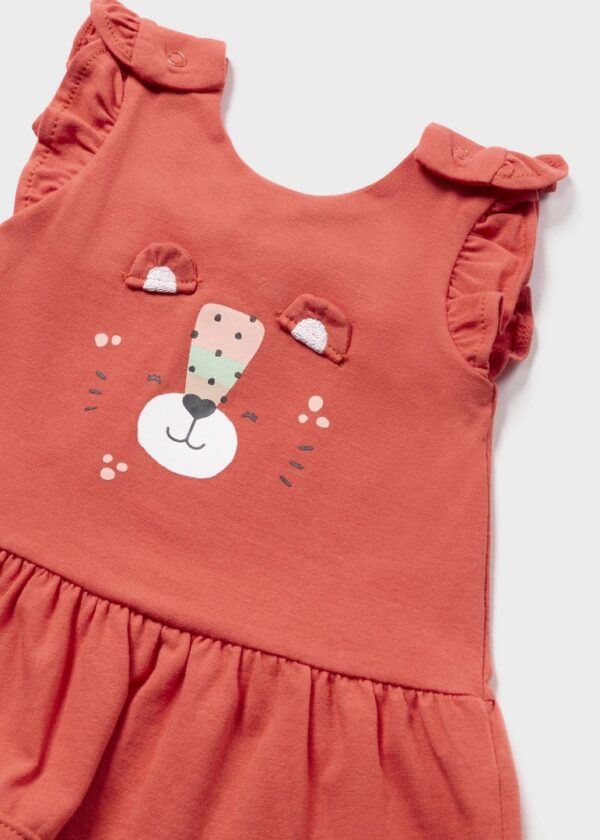 Rochie cu bretele din bumbac sustenabil - imagine 3