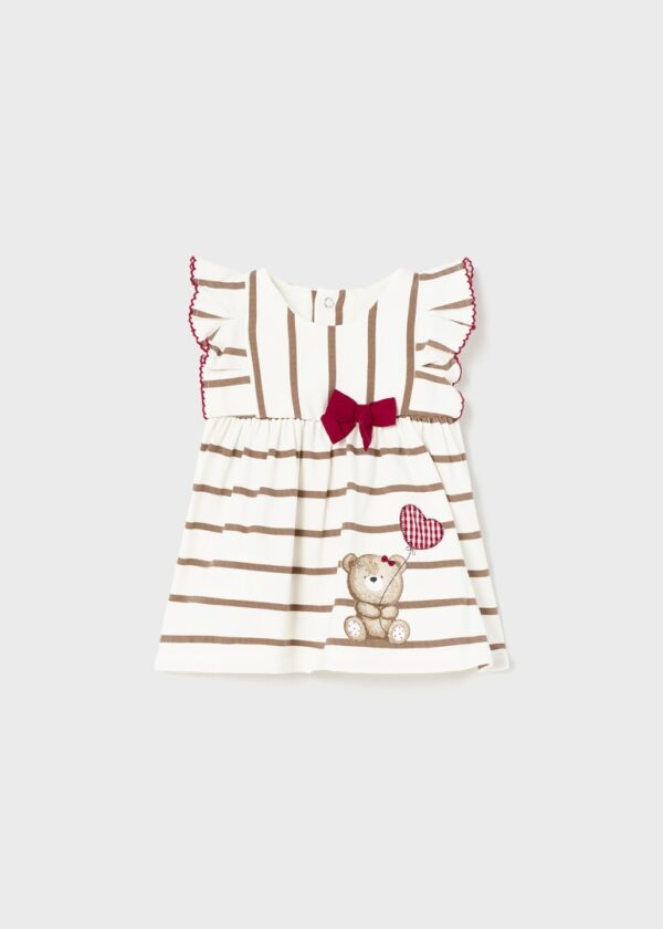 Rochie cu imprimeu din bumbac - imagine 2