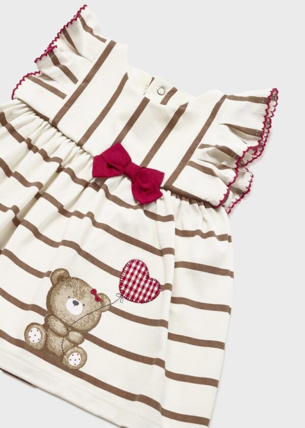 Rochie cu imprimeu din bumbac - imagine 3