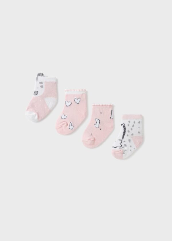 Set 4 perechi de sosete cu imprimeu