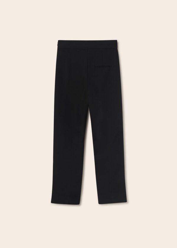 Pantaloni cropped crep - imagine 3