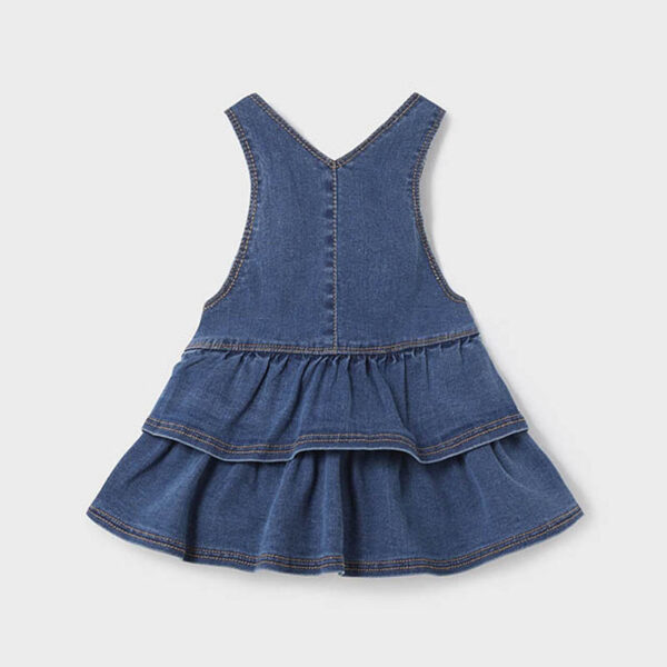 Sarafan denim volanase - imagine 3