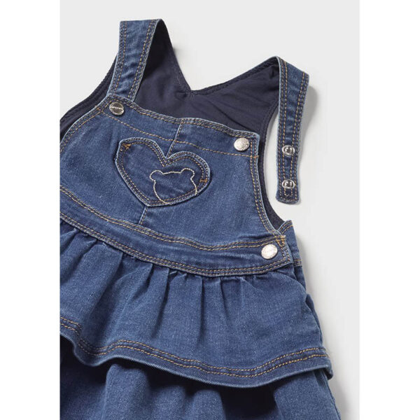 Sarafan denim volanase - imagine 2