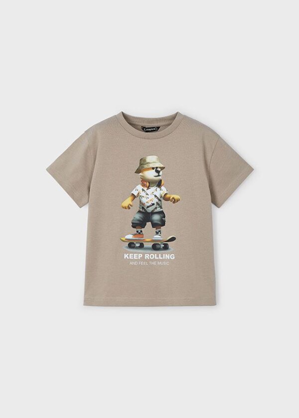 Tricou animalut skateboard baiat - imagine 2