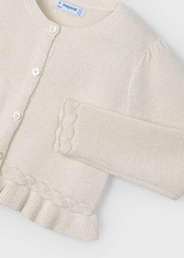 Cardigan tricot fetita - imagine 2