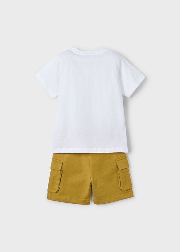 Set bermude si tricou baiat - imagine 3