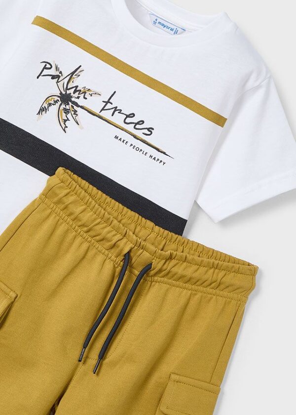 Set bermude si tricou baiat - imagine 2