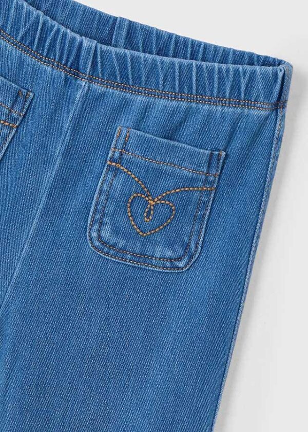 Colanti denim evazati fetita - imagine 3