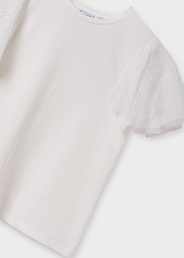 Tricou volane tul fata - imagine 4