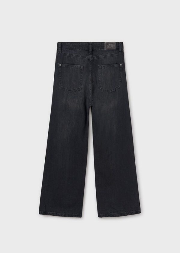 Pantaloni denim largi fata - imagine 2